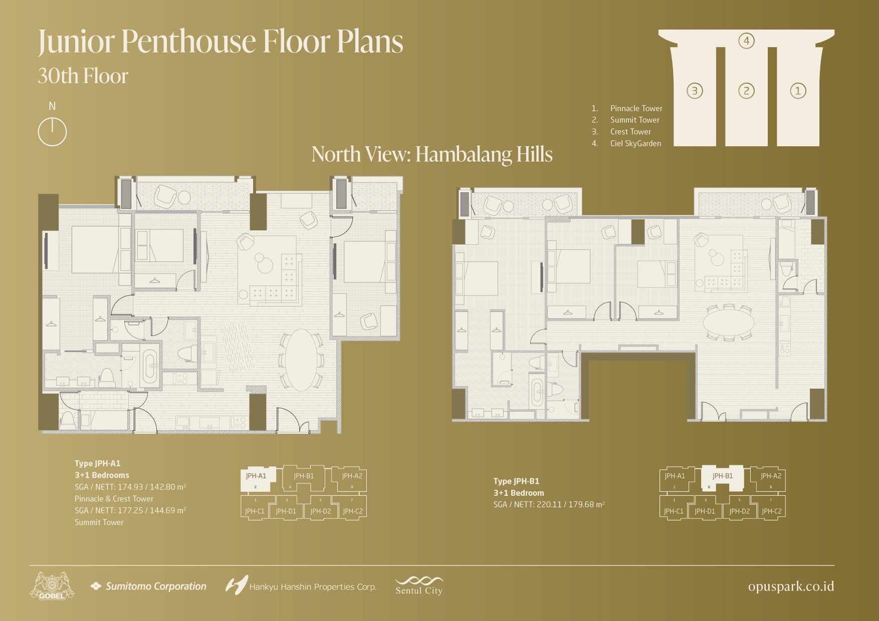 Junior Penthouse Floor Plan 1
